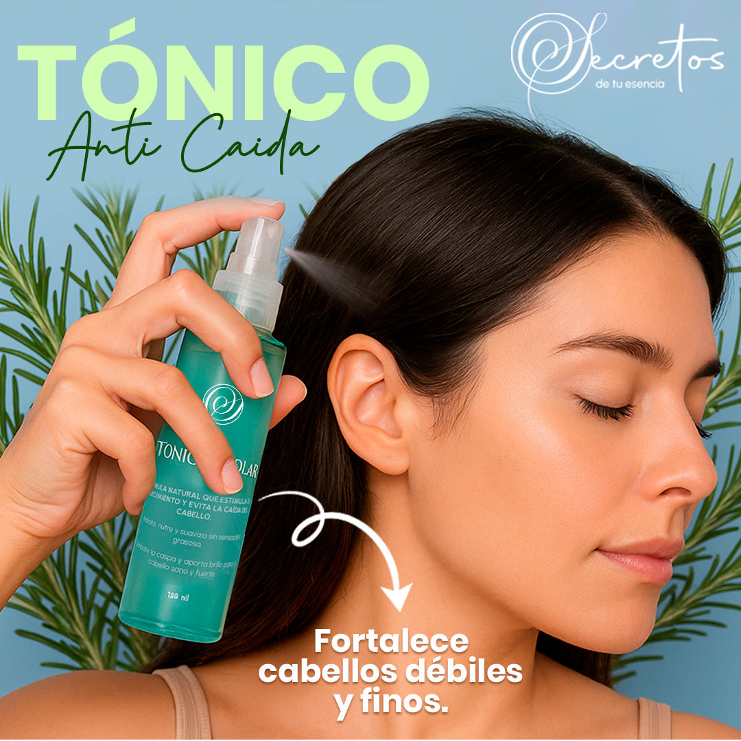 Tónico Capilar Anticaída y Anticaspa Natural SECRETOS